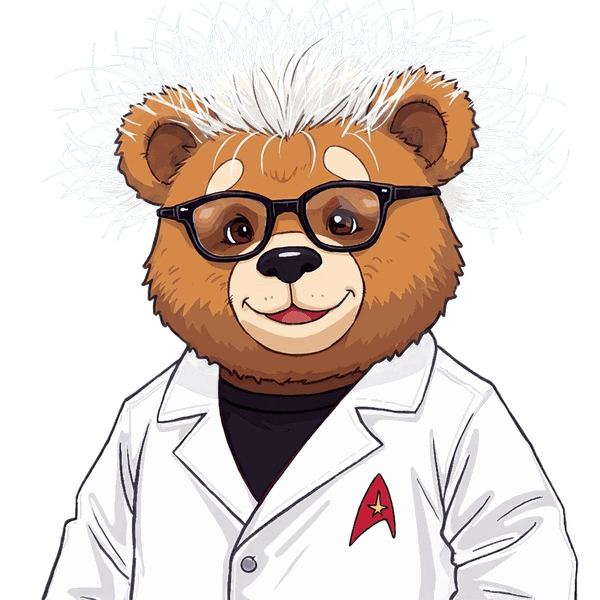 Physik-Buddy Maskottchen
